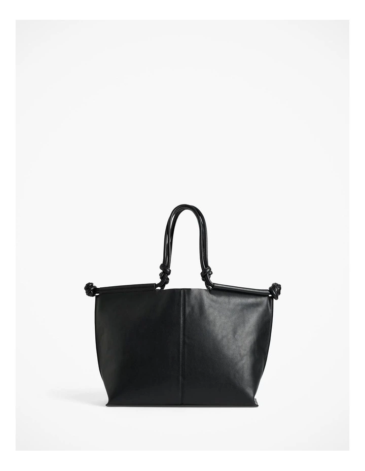 Albie Tote Bag in Black image 1