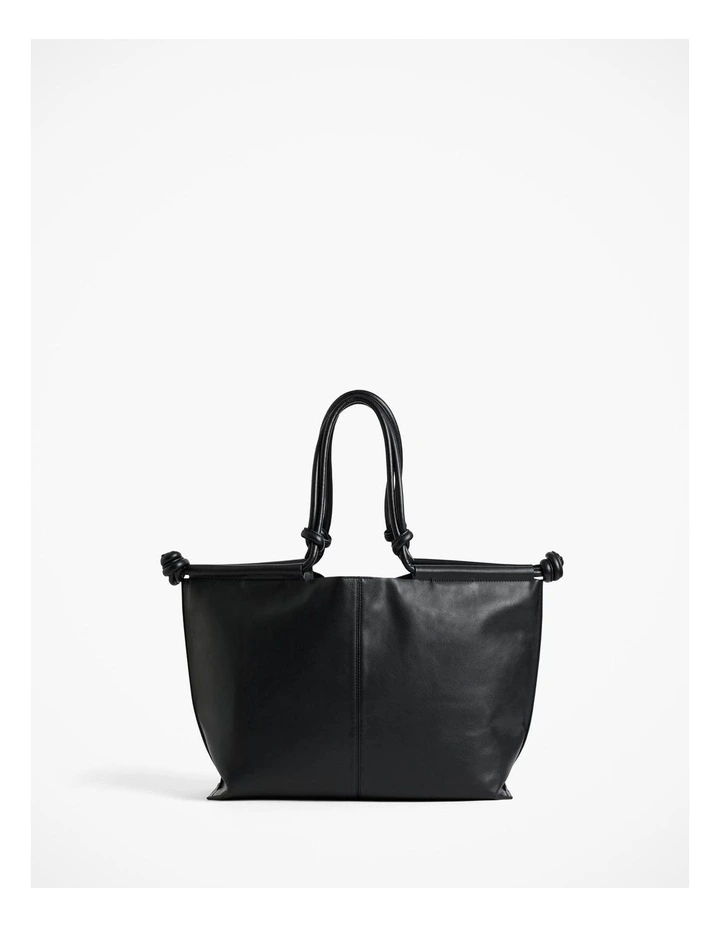 Albie Tote Bag in Black image 4