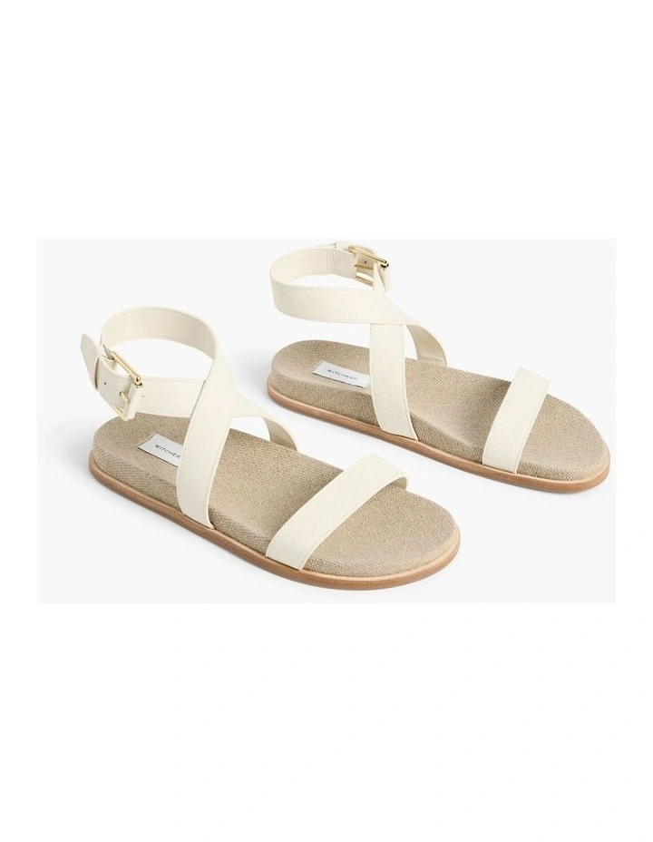 Julia Sandal in Antique White image 3
