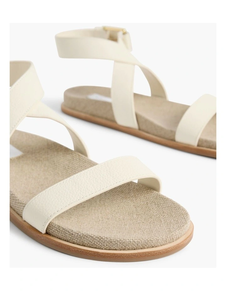 Julia Sandal in Antique White image 4