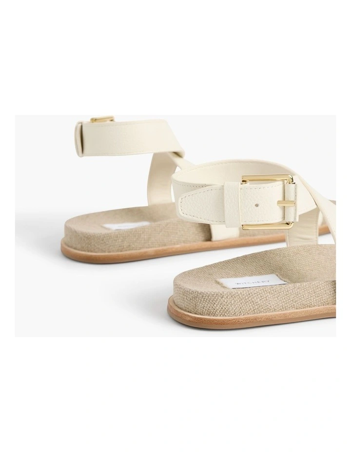 Julia Sandal in Antique White image 5