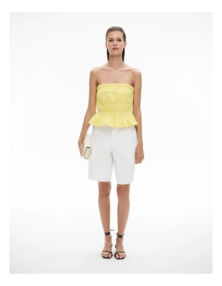 Gathered Bodice in Limoncello image 2
