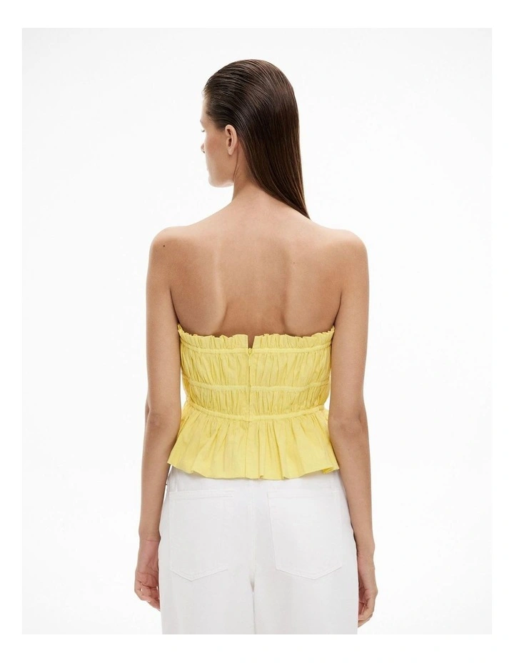 Gathered Bodice in Limoncello image 4