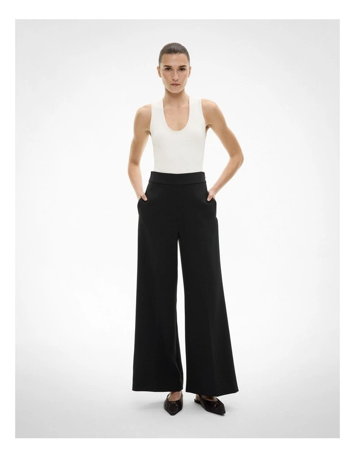 High Waisted Pant in Black image 2