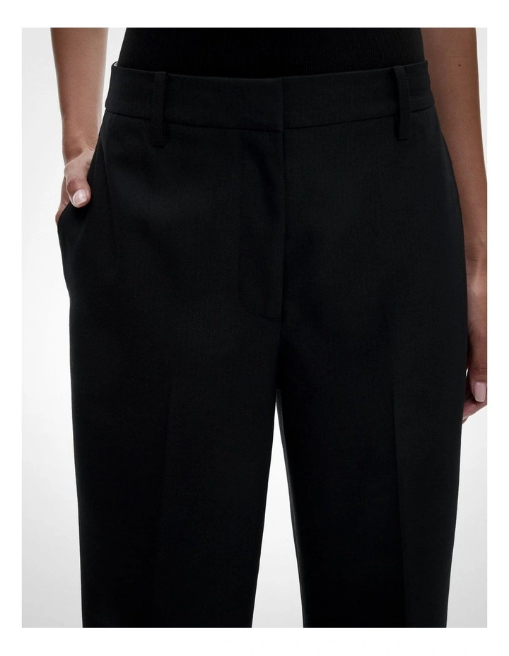 Straight Leg Pant in Black image 4