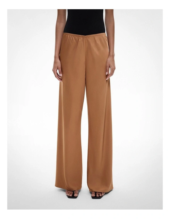 Bias Pull On Pant in Caramel image 1
