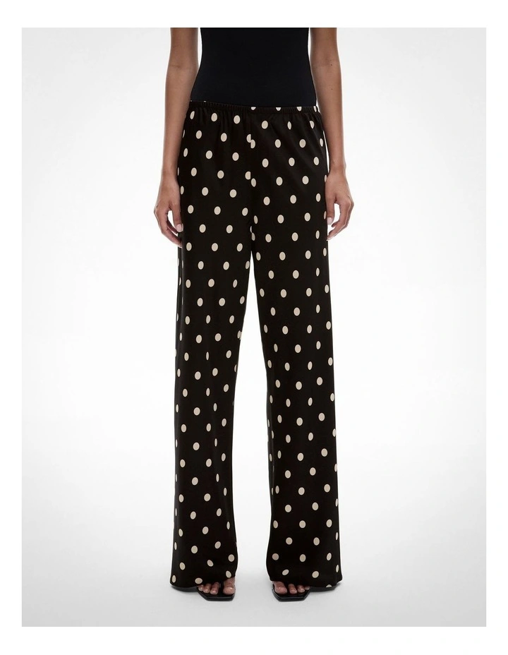 Bias Pull On Pant in Multi Spot image 1