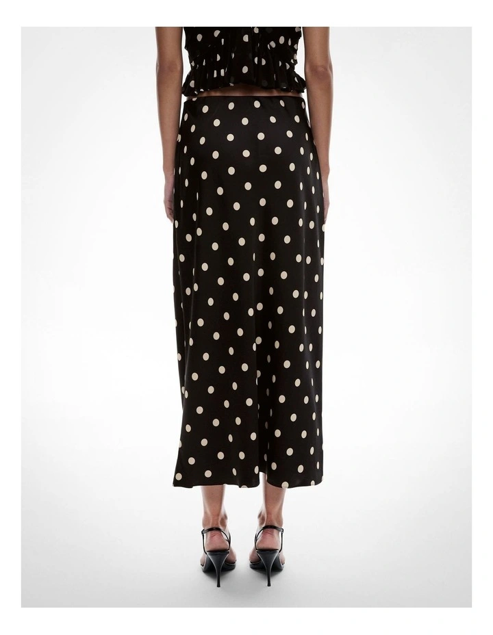 Soft Column Skirt in Multi Spot image 4