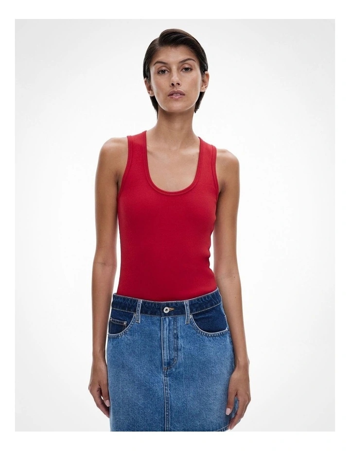 Scoop Rib Tank in Ruby image 1