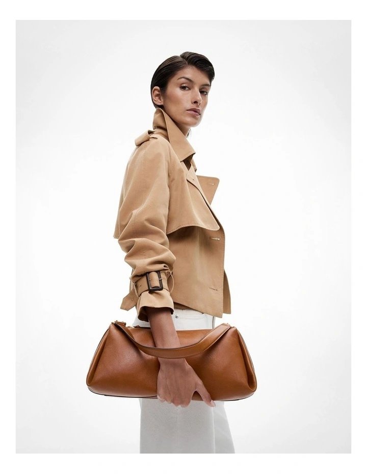 Emilia Shoulder Bag in Tan image 2
