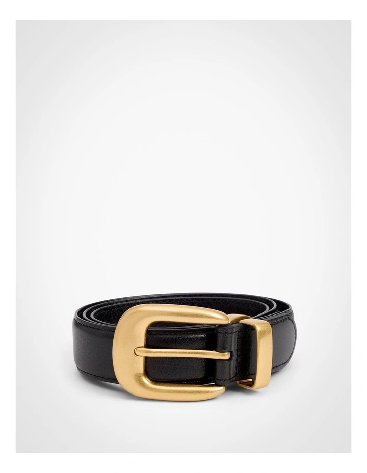 Kacey Belt in Black Gold image 3