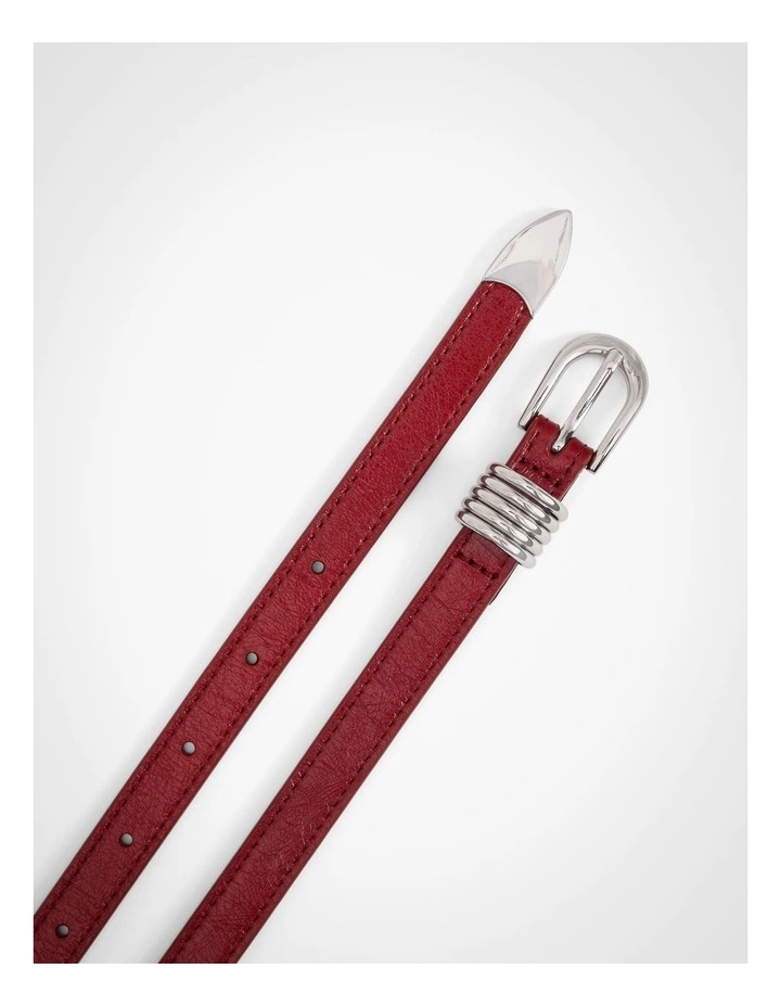 Clarissa Belt in Ruby image 4
