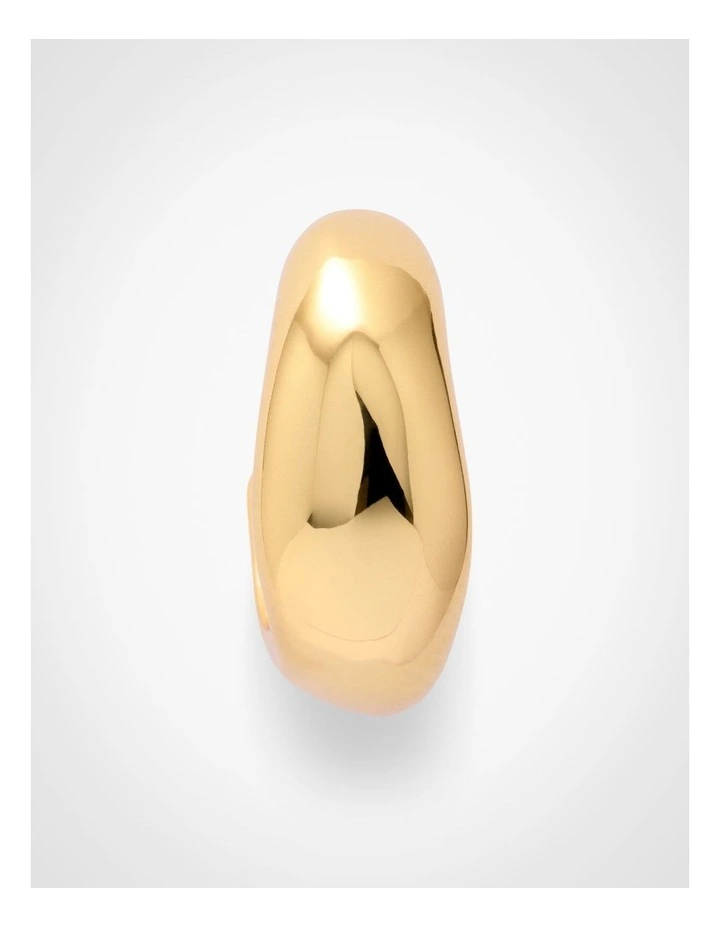 Winnie Small Hoop Earrings in Gold image 3