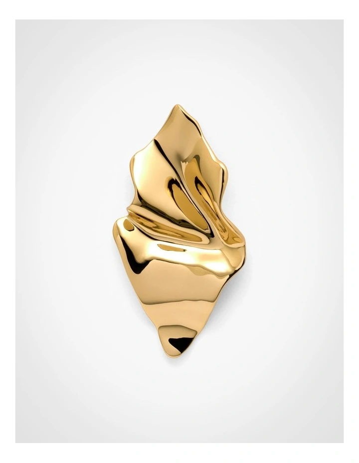 Mina Stud Earrings in Gold image 3