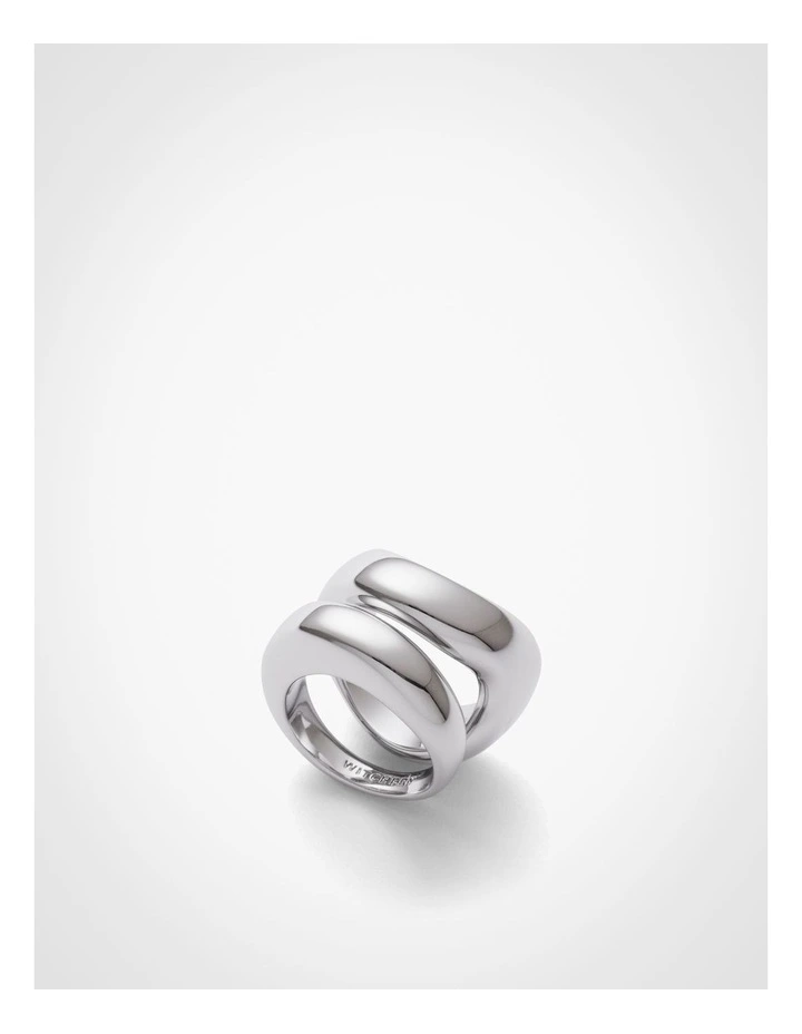 Dana Ring Stack in Dark Silver image 1