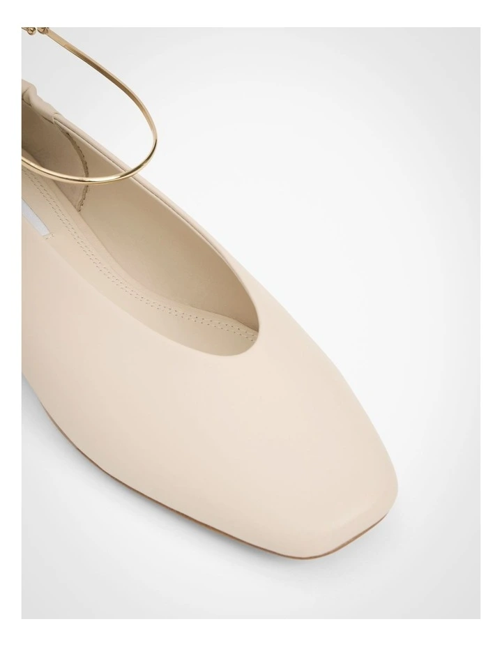 Skylar Ballet Flats in Ecru image 4