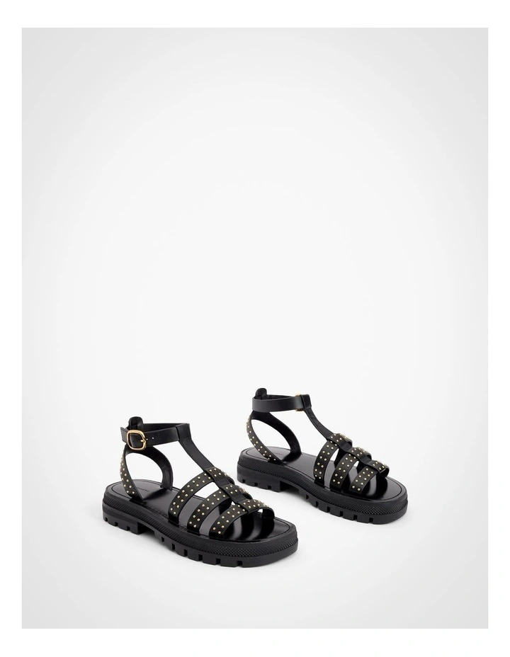Tegan Sandals in Black image 3