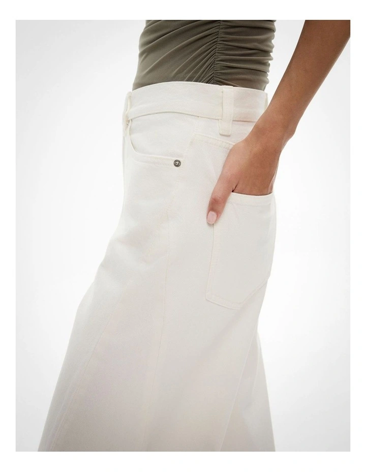 Barrel Leg Jean in Parchment image 3