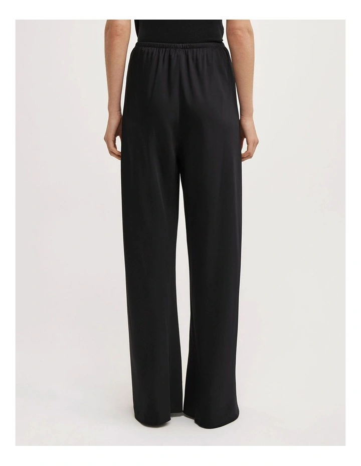 Bias Pull On Pant in Black image 5