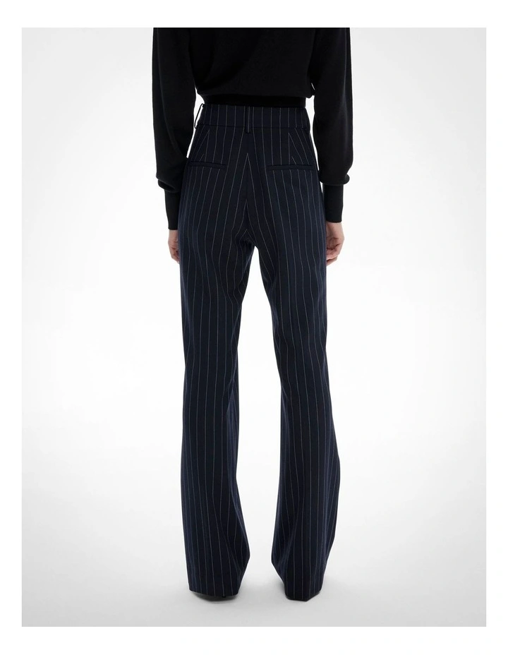 Slim Leg Pant in Navy Pinstripe image 4