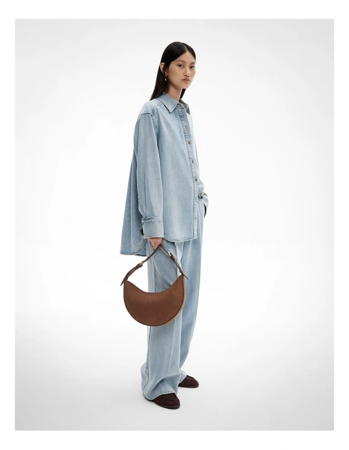 Denim Shirt in Vintage Wash Denim image 2