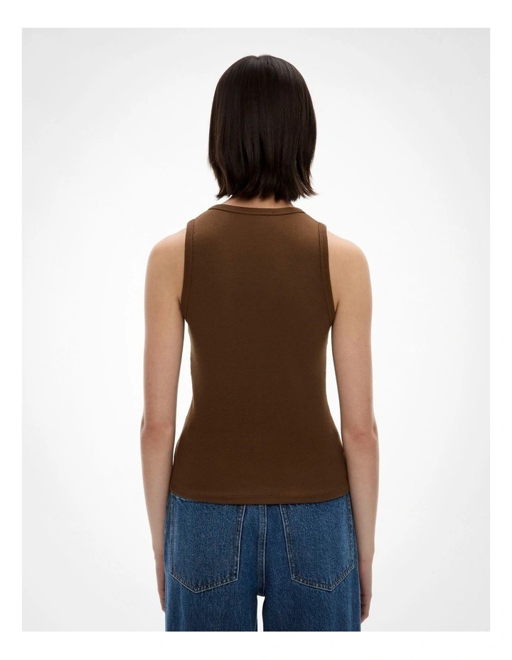 Scoop Henley Tank in Walnut image 4