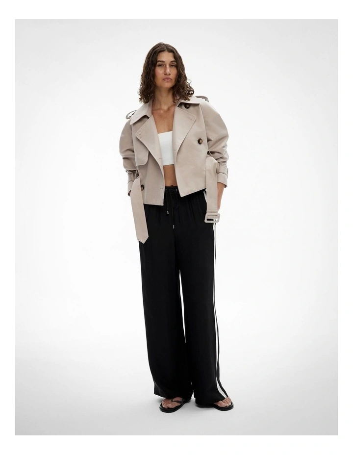 Tailored Track Pants in Black image 2