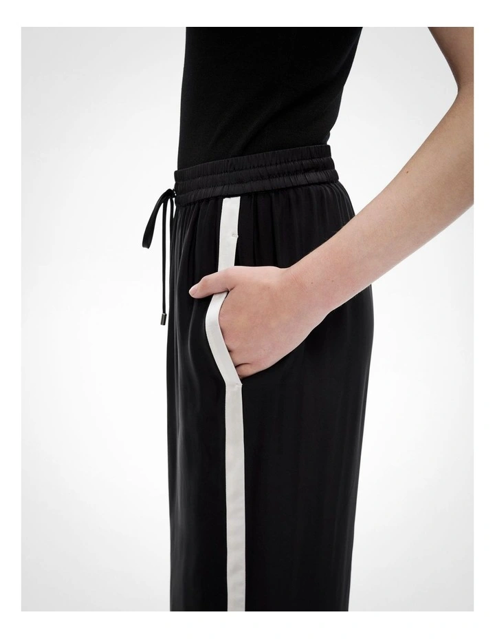 Tailored Track Pants in Black image 3