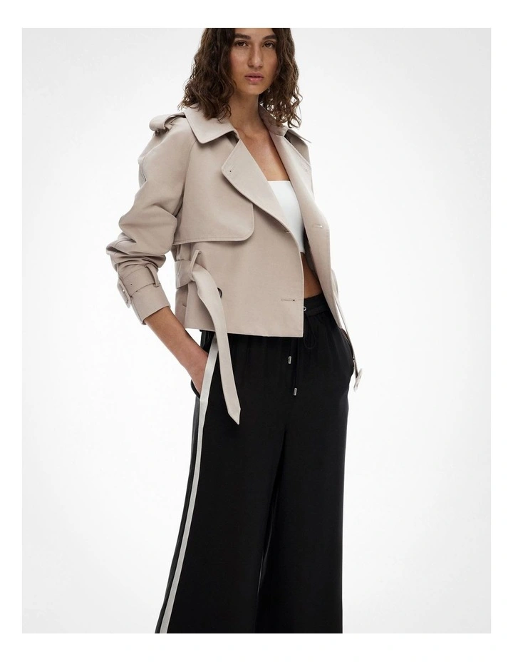 Tailored Track Pants in Black image 4