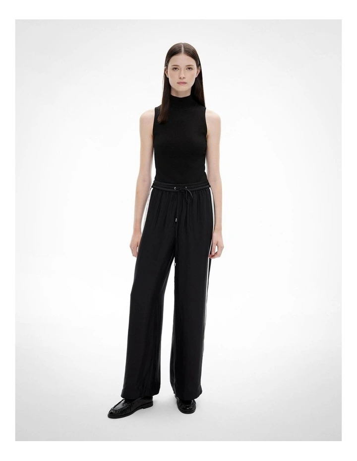 Tailored Track Pants in Black image 4