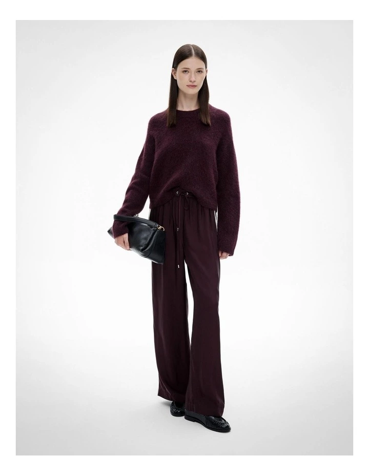 Tailored Track Pants in Plum image 4