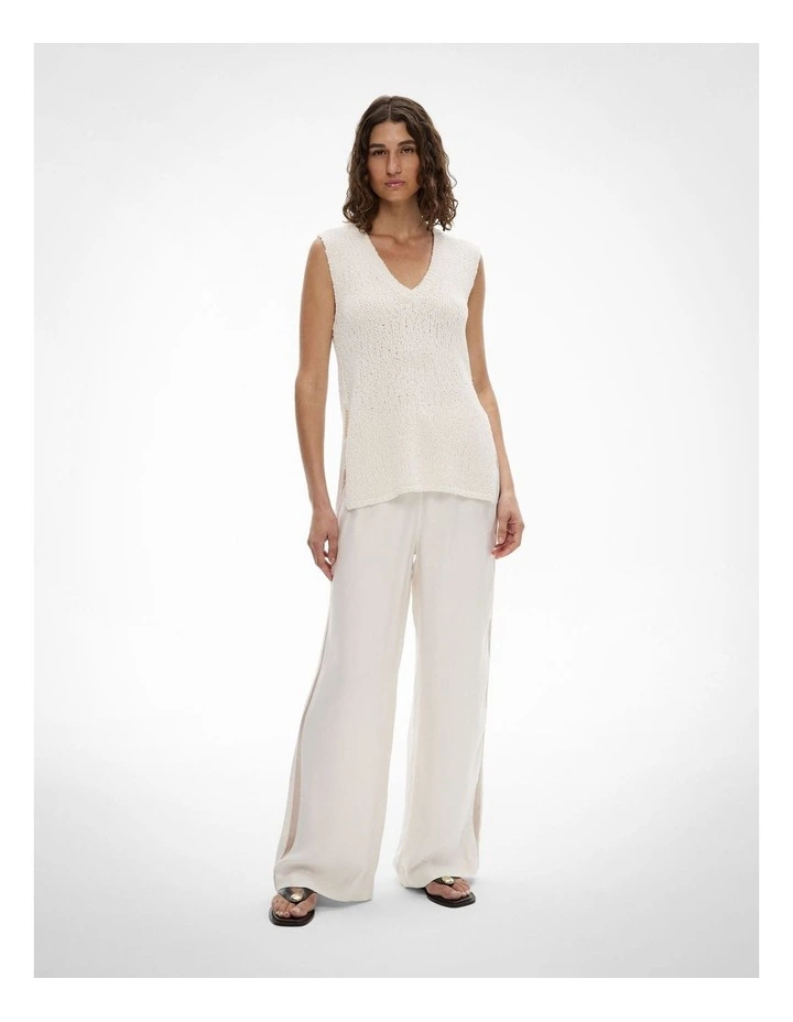 Tailored Track Pants in Chalk image 2