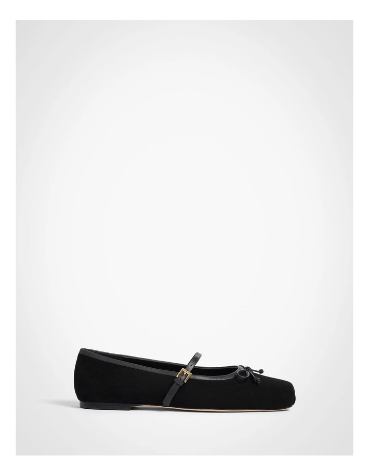 Camille Ballet Flats in Black image 1