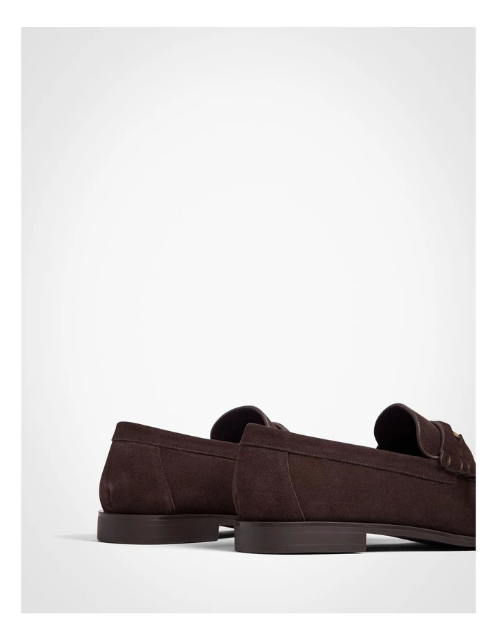 Claire Penny Loafers in Chocolate image 5