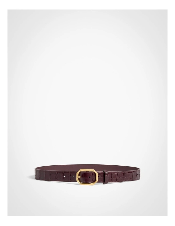 Alex Belt in Plum image 1