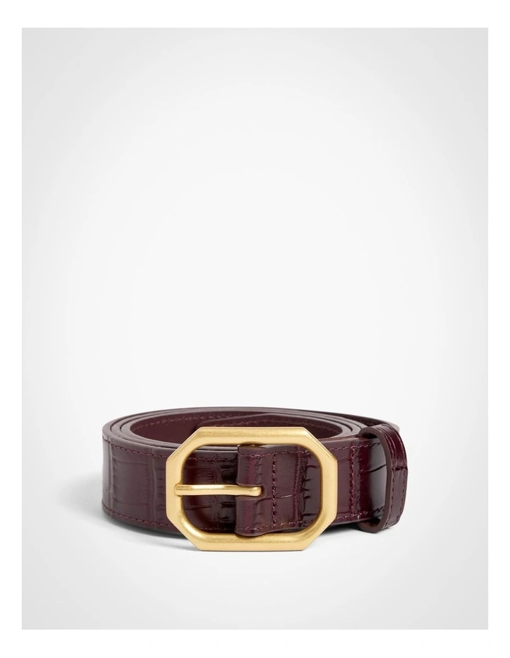 Alex Belt in Plum image 3