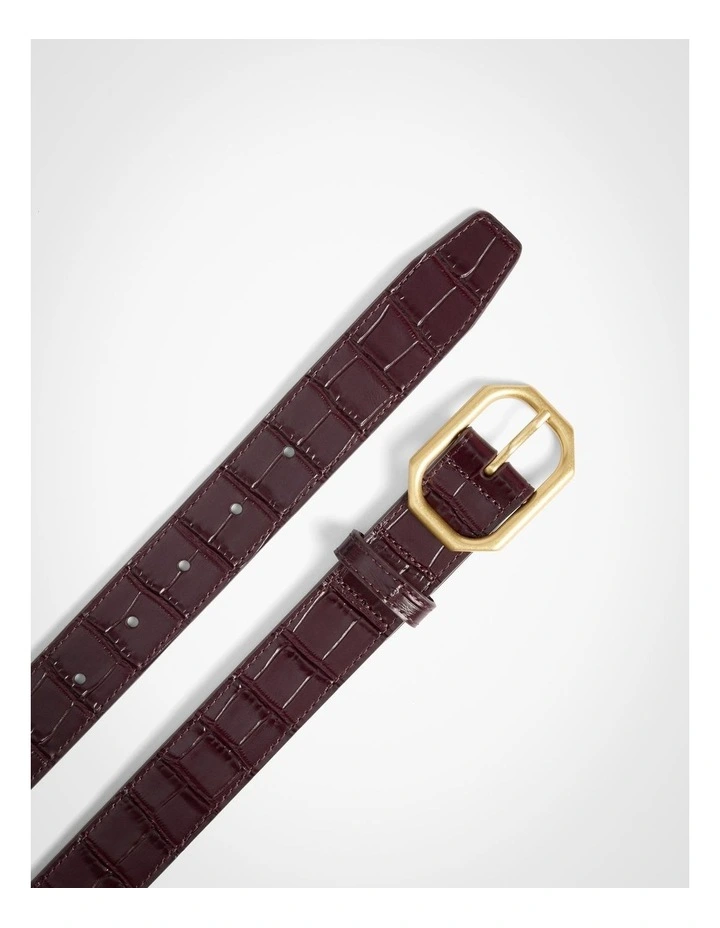 Alex Belt in Plum image 4
