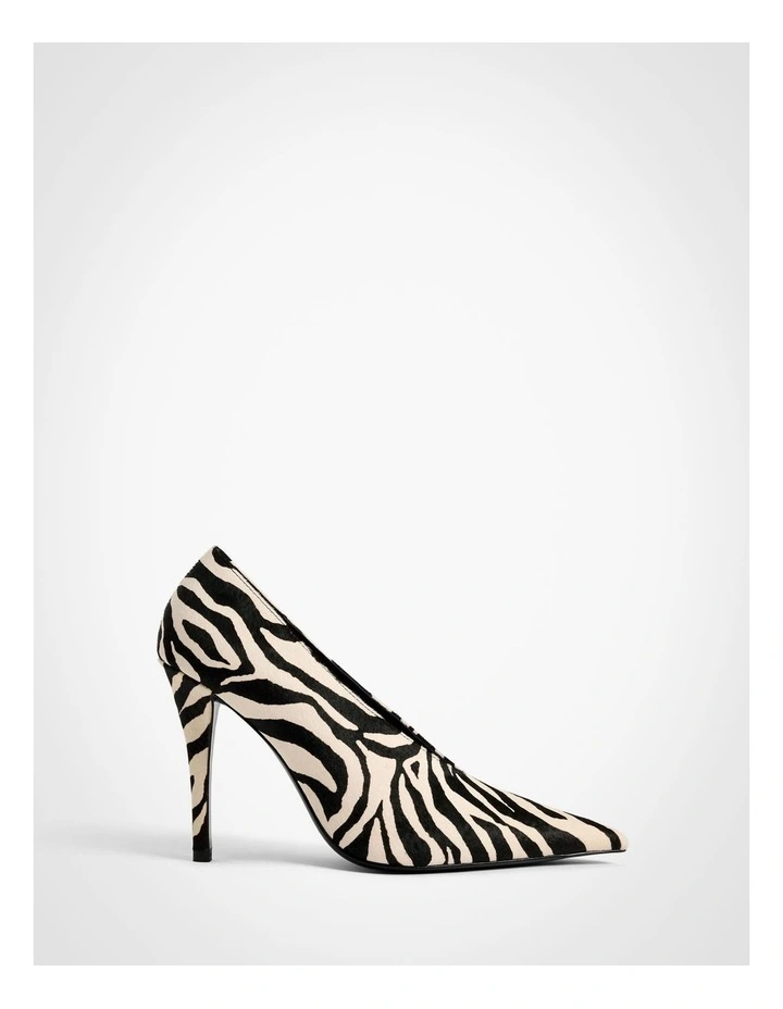 Cynthia Heels in Zebra Print image 1