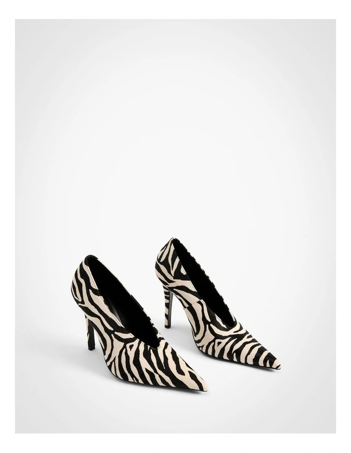 Cynthia Heels in Zebra Print image 3