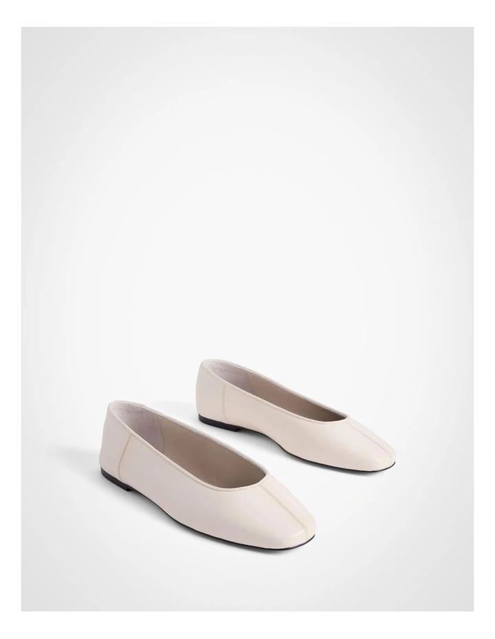 Lydia Ballet Flats in Macadamia image 3