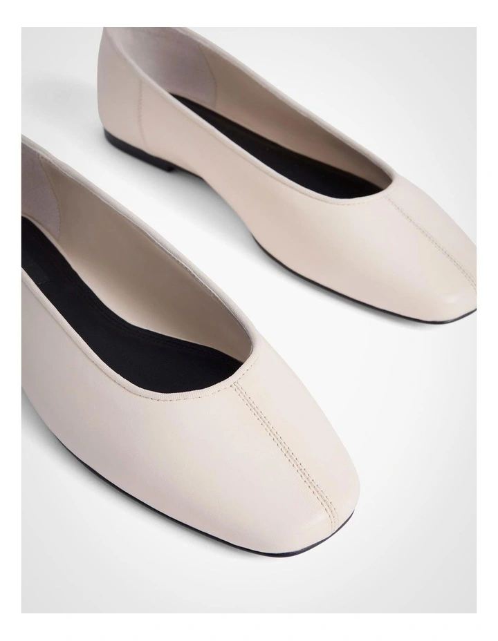 Lydia Ballet Flats in Macadamia image 4