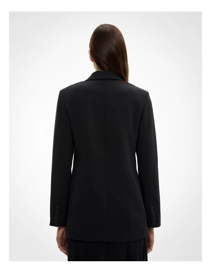 Double Breasted Blazer in Black image 5