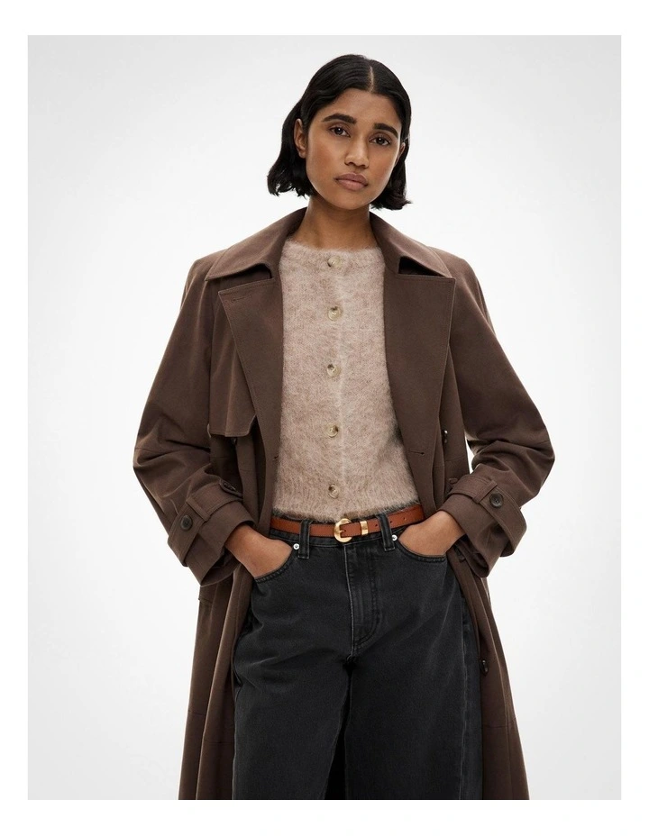 Olivia Slim Belt in Cognac image 2
