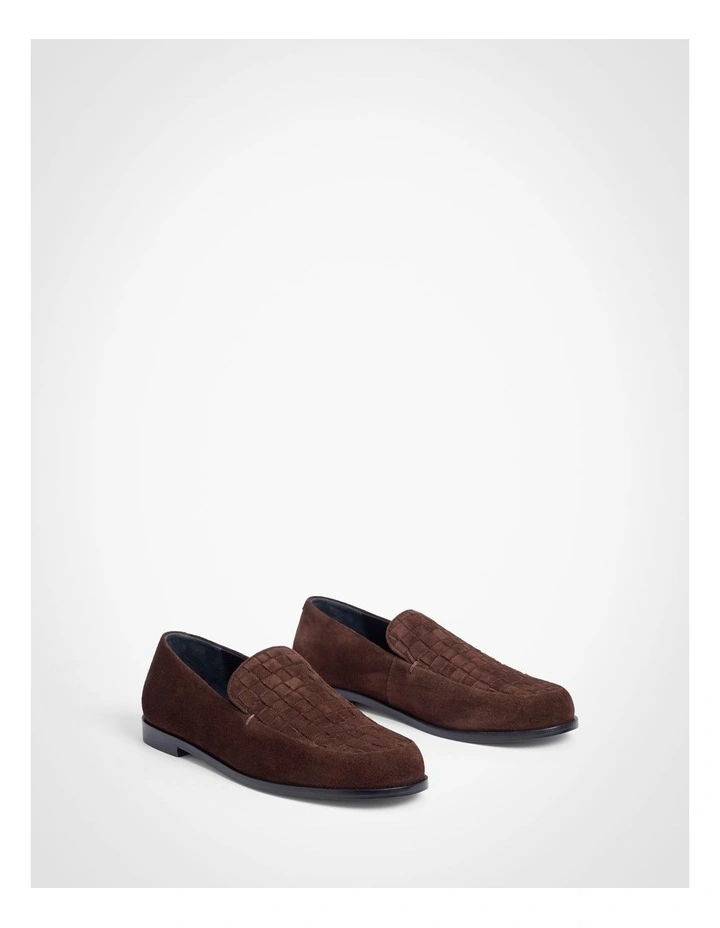 Maeve Suede Loafers in Espresso image 3