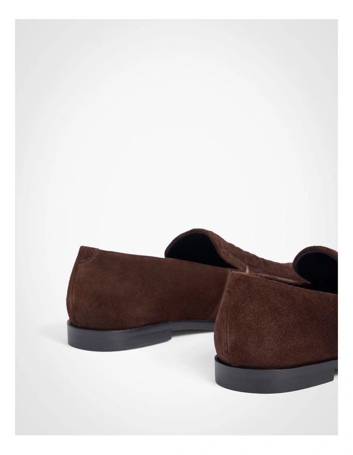 Maeve Suede Loafers in Espresso image 5