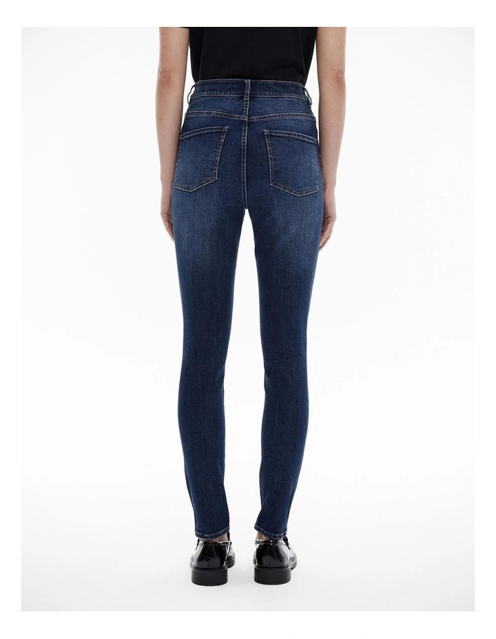 Full Length Skinny Jean in Indigo image 4