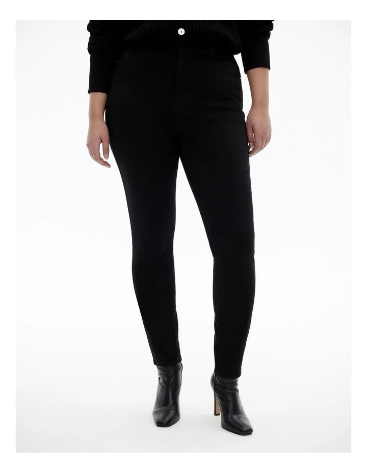 Full Length Skinny Jean in Black image 1