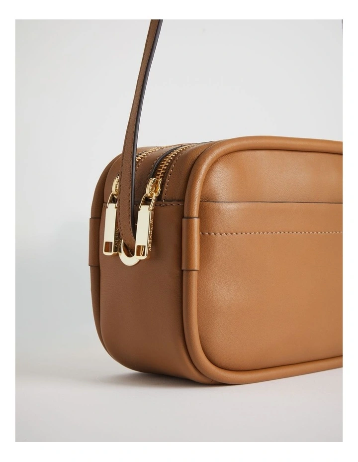 Soft Leather Camera Bag in Ginger image 3