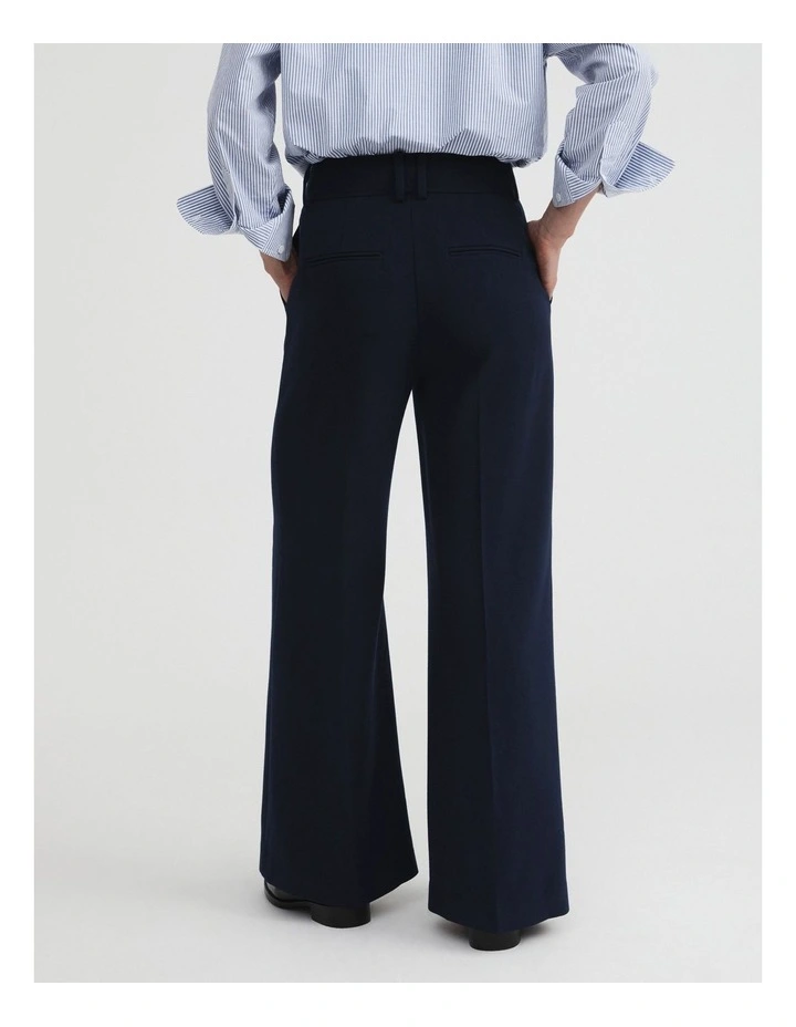 Classic Wide Leg Pant in Blue Night image 4