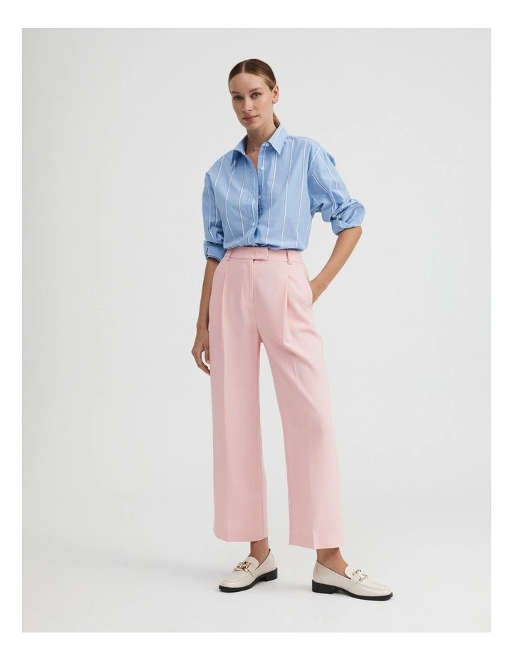 Acetate Blend Pant in Shell Pink image 2
